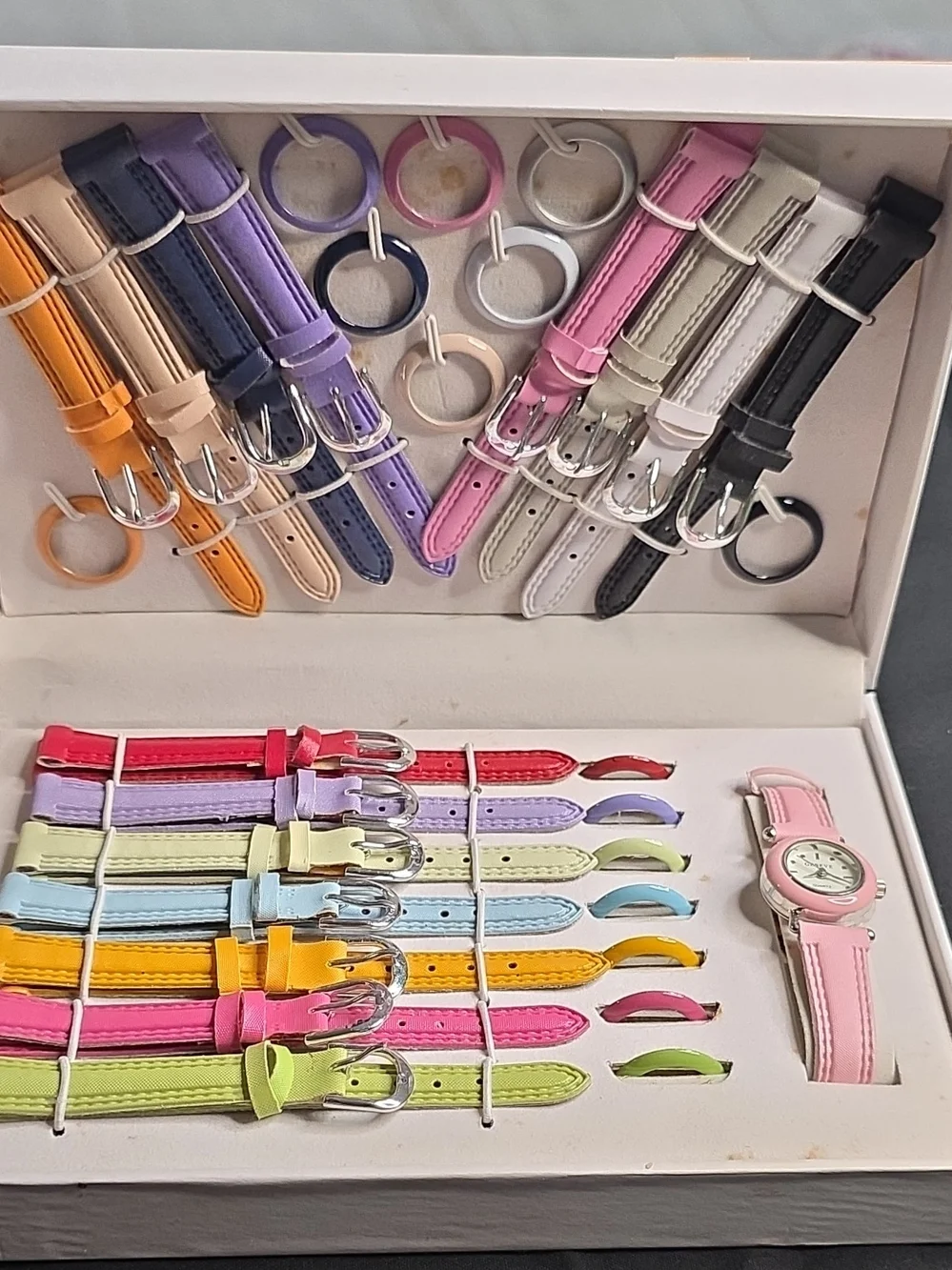 Kids Colorful Pastel Adjustable Belt - Pink, Yellow, Blue, Green, Lavender, Red